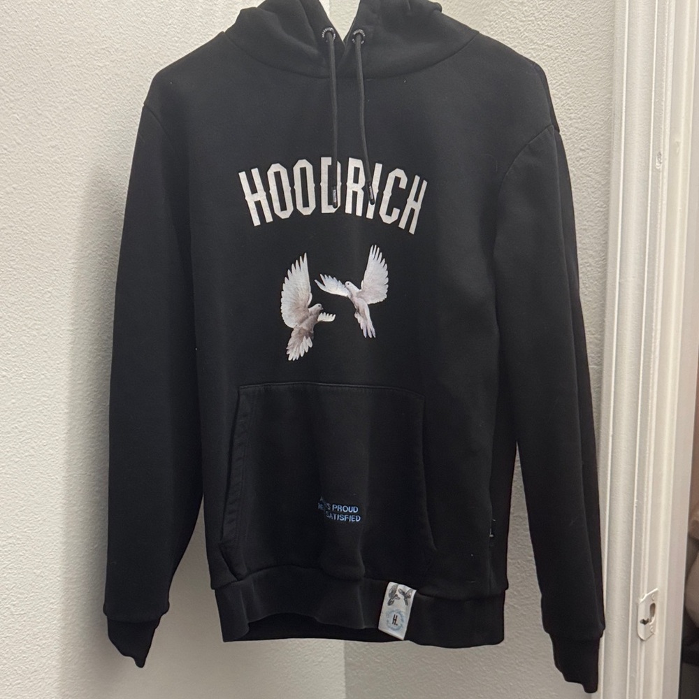 Black Hoodie with Graphic Design